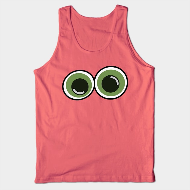 Green eyes Tank Top by Artemis Garments